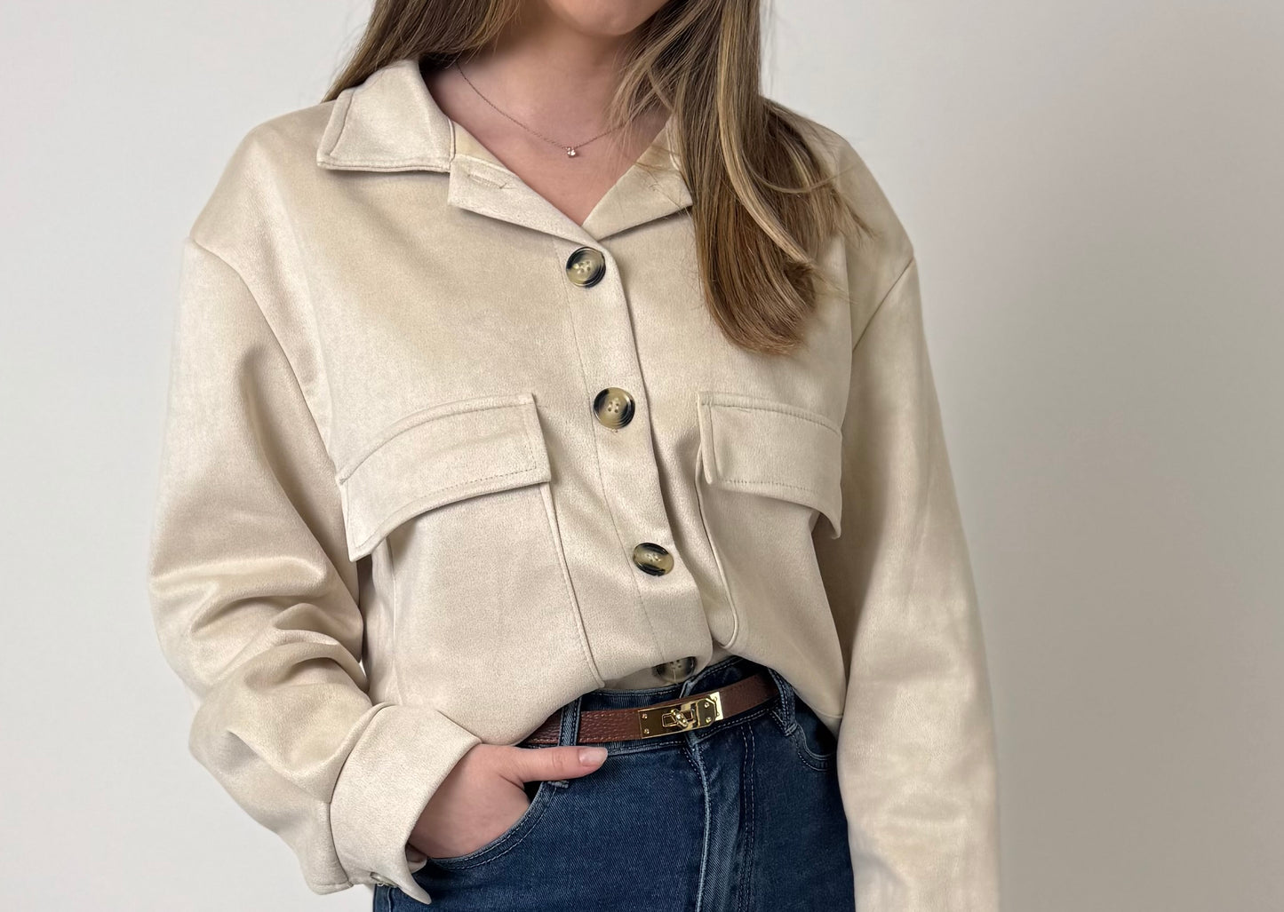 Chemise camel